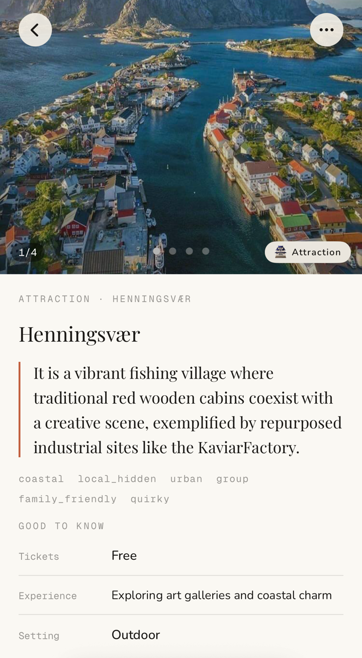 Henningsvær · Plango POI