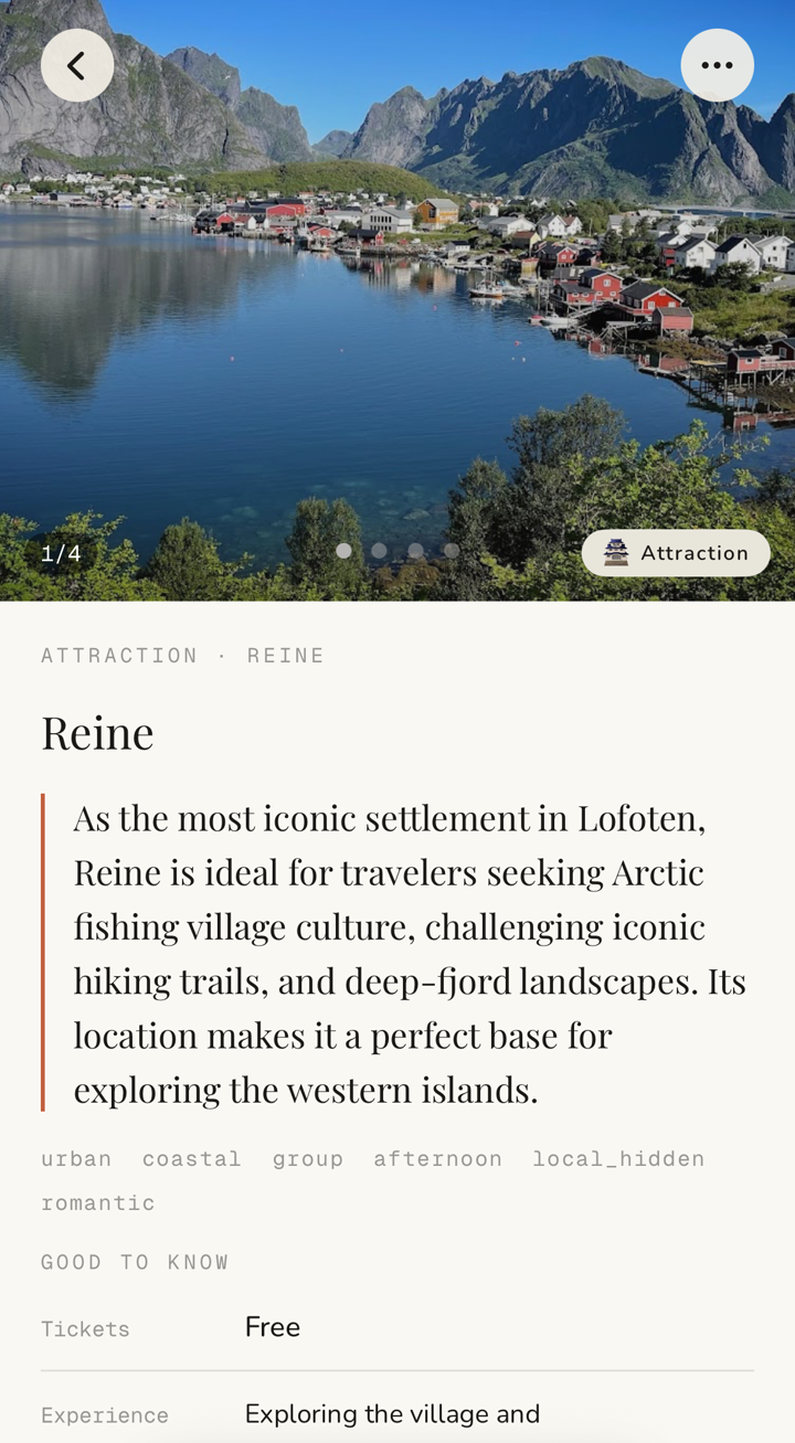 Reine · Plango POI